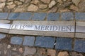 Marker for the 15th meridian east longitude