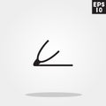 Marker write icon in trendy flat style isolated on grey background. Marker write symbol for your design, logo, UI. Vector