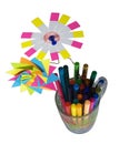Markers with decorate