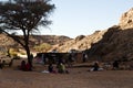 Market Bedouin in the desert