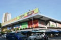 market building for traveler buying fresh or dry food with cloth and souvenir