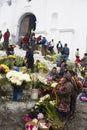 Market in Chichicastenango Royalty Free Stock Photo