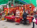 Market in Chinese Lunar New Year