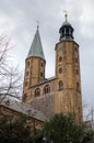 Market Church (Marktkirche) of St. Cosmas and Damian. Goslar Royalty Free Stock Photo