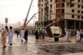 The market is close to the Prophet's Mosque in Medina in Saudi Arabia.