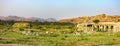 Market complex of Vitthala temple in Hampi, India Royalty Free Stock Photo