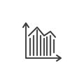Market Crash line icon