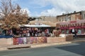 Market in the creative city of Santa Fe New Mexico USA