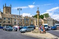 Market cross in historic cotswold town of Stow on the Wold Royalty Free Stock Photo