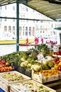 Market day fruits vegetables Royalty Free Stock Photo