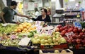 Market fruit and vegetable Royalty Free Stock Photo