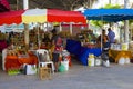 Market in Guadeloupe, Caribbean Royalty Free Stock Photo