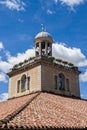 Market Hall Clock Tower in Revel, France Royalty Free Stock Photo