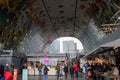 Market hall of Rotterdam. View from the inside