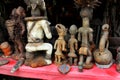 Market of handicrafts, Douala, Cameroun Royalty Free Stock Photo