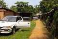 Market of handicrafts, Douala, Cameroun Royalty Free Stock Photo