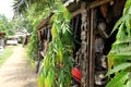 Market of handicrafts, Douala, Cameroun Royalty Free Stock Photo