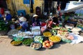 Market in Hoian ancient town Royalty Free Stock Photo
