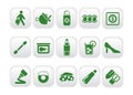 Market icons Royalty Free Stock Photo