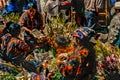 Market with indigenous people in Chichicastenango