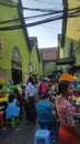 Market life in the streets of Myanmar