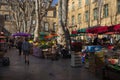 Market Marche Aix-en-Provence Royalty Free Stock Photo