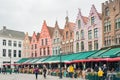 Market Place is the center of Brugge Royalty Free Stock Photo