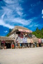 Market place at mayan ruins