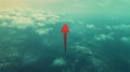 market red arrow down Royalty Free Stock Photo