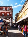 The Market at Rialto bridge , Venice, Italy
