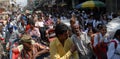 Market rush KhariBawle New Delhi Royalty Free Stock Photo