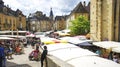 Market in Sarlat Caneda, France