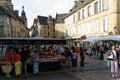 Market in Sarlet -la -Caneda, France