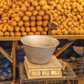 Market Scales Potato Royalty Free Stock Photo