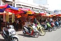 Market Scene in Padang, Indonesia Royalty Free Stock Photo