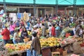 Market in Silvia, Colombia Royalty Free Stock Photo