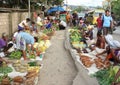 Market in Sorong Royalty Free Stock Photo