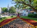 Market square of Bad Harzburg in Lower Saxony