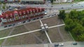 Market Square In Bialystok Rynek Sienny Aerial View Poland