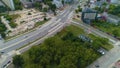 Market Square In Bialystok Rynek Sienny Aerial View Poland