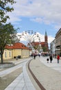 The market square in Bialystok. W dalali The eye of Bialystok