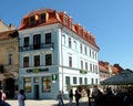 Market Square in Brasov (Kronstadt), Transilvania, Romania Royalty Free Stock Photo