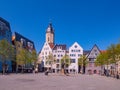 Market square in the center of Jena Royalty Free Stock Photo