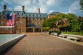 Market Square and City Hall, in Old Town, Alexandria, Virginia. Royalty Free Stock Photo