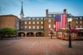 Market Square and City Hall, in Old Town, Alexandria, Virginia. Royalty Free Stock Photo