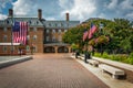 Market Square and City Hall, in Old Town, Alexandria, Virginia. Royalty Free Stock Photo