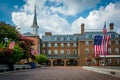 Market Square and City Hall, in Old Town, Alexandria, Virginia. Royalty Free Stock Photo