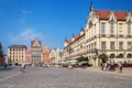 Market Square and Cloth hall in Wroclaw Royalty Free Stock Photo