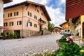 Market square of Hopfgarten im Brixental Royalty Free Stock Photo