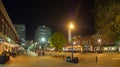 Market Square, Knoxville, Tennessee, United States of America: [Night life in the center of Knoxville]